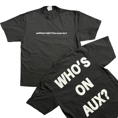 "NOTHING IS RIGHT..." SLOGAN OVERSIZED T-SHIRT